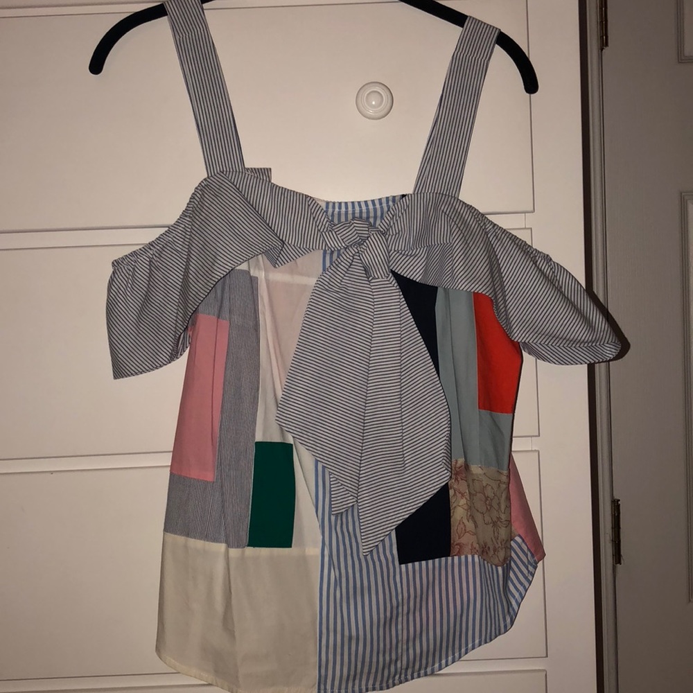 Anthropologie MAEVE Patchwork Shirt